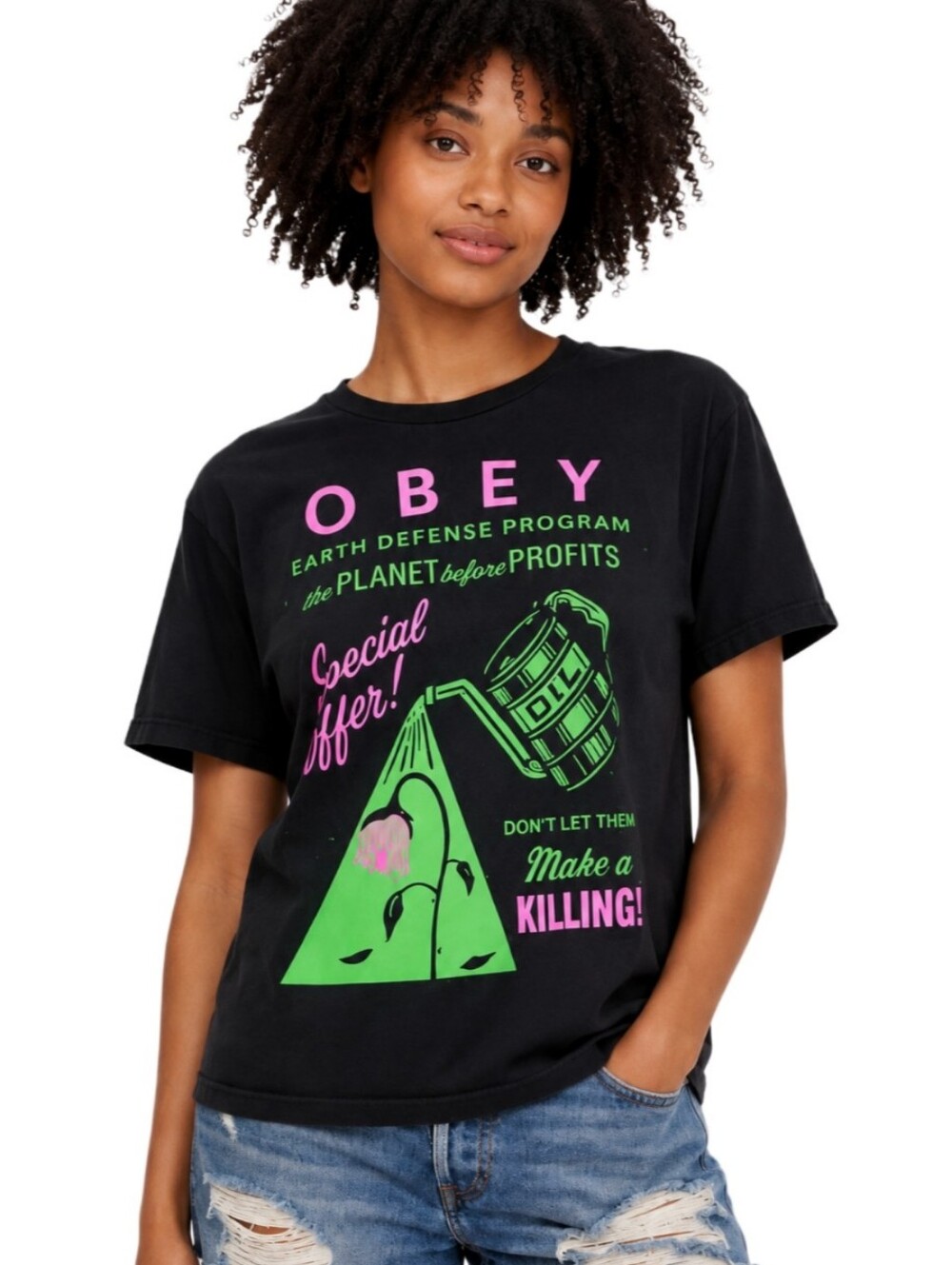 OBEY Earth Defense Graphic Tee